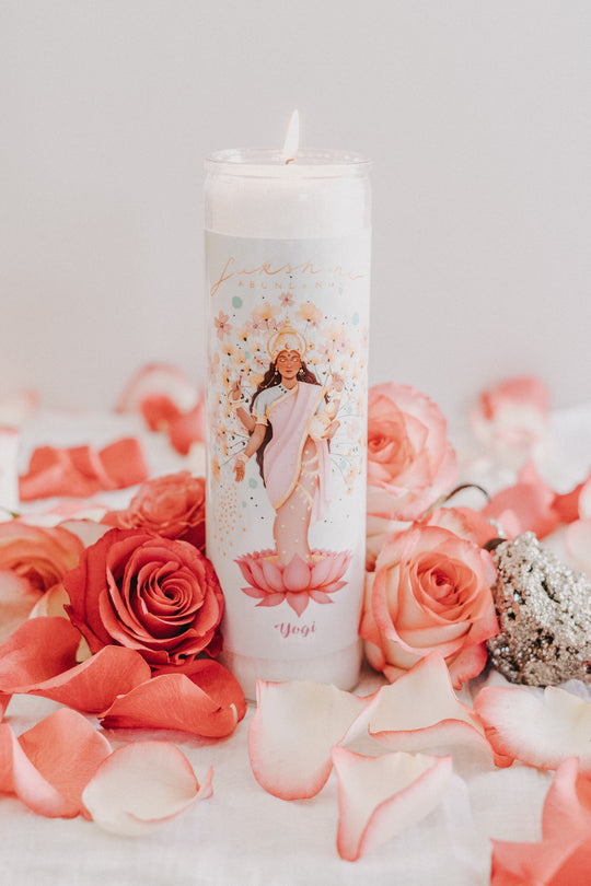 Mint Lakshmi Altarkerze ~ Fülle