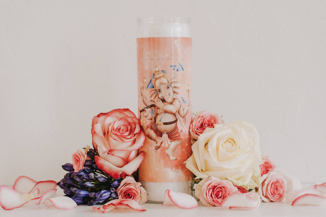 Ganesha Altarkerze ~ Neuanfang