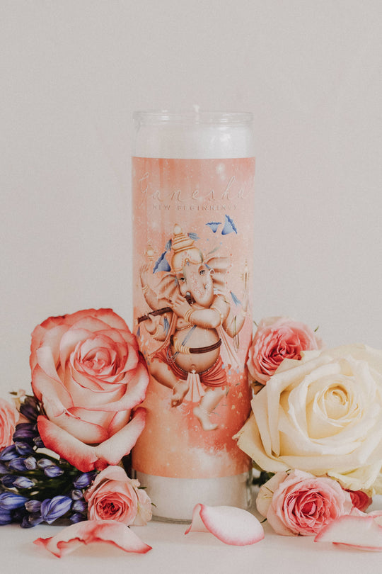 Ganesha Altarkerze ~ Neuanfang