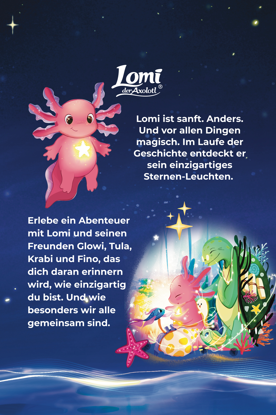 Lomi ~ der Axolotl // Kinderbuch
