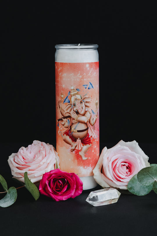 Ganesha Altarkerze ~ Neuanfang