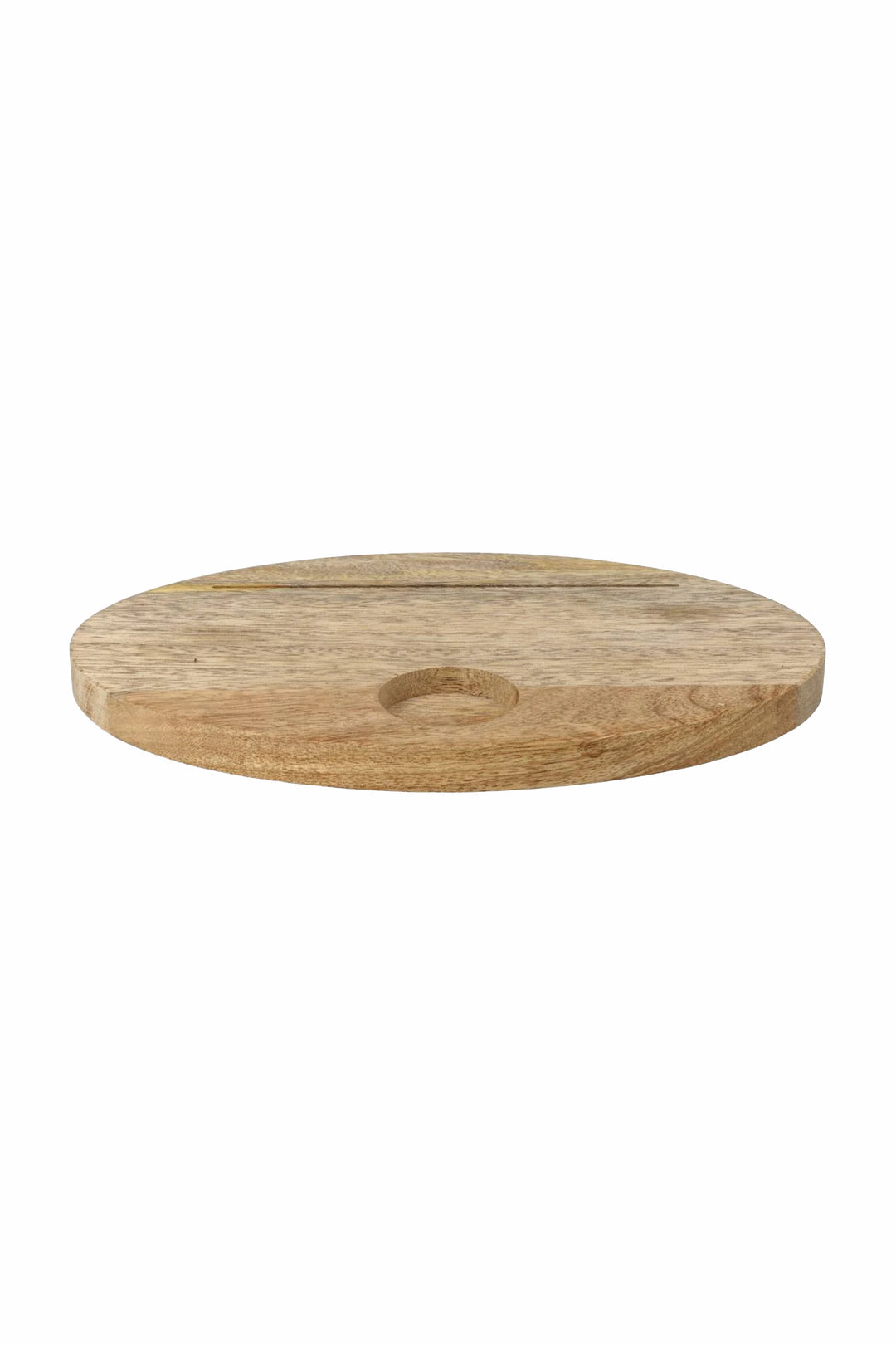 Ovaler Kartenhalter Mangoholz