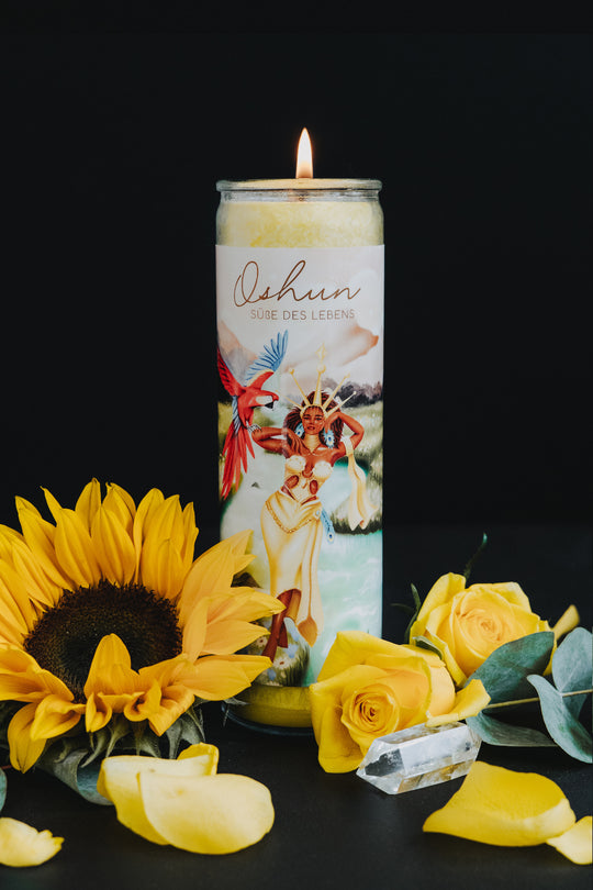 Oshun - Altarkerze LIMITED RAUHNÄCHTE EDITION