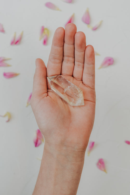 Bergkristall Doppelspitze