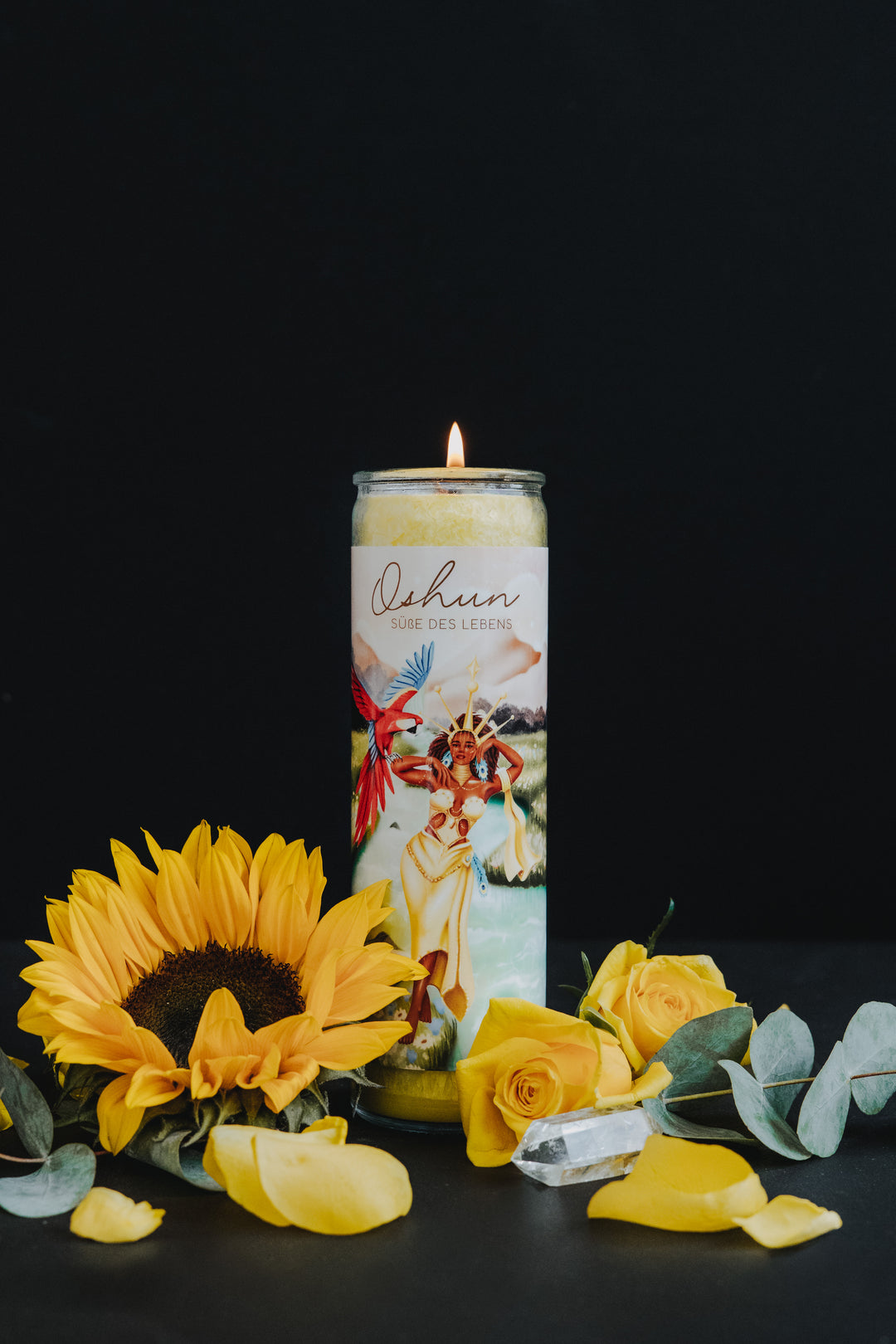 Oshun - Altarkerze LIMITED RAUHNÄCHTE EDITION