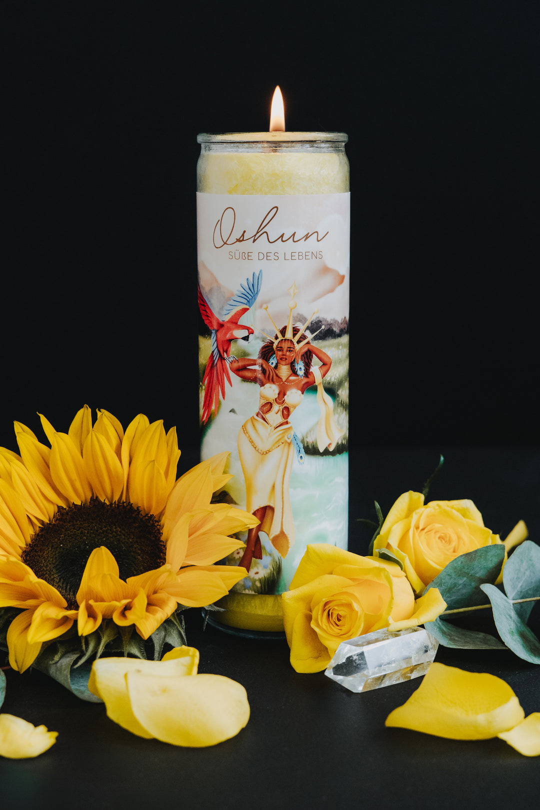 Oshun - Altarkerze LIMITED RAUHNÄCHTE EDITION