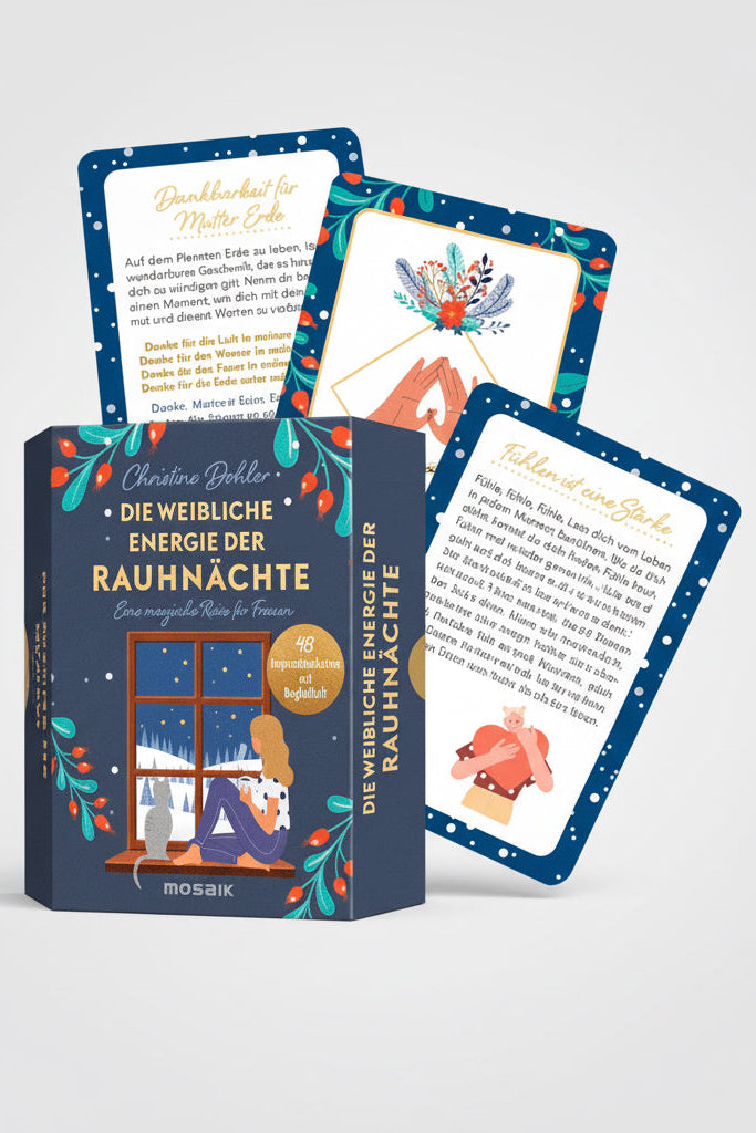 Die weibliche Energie der Rauhnächte, 48 Karten