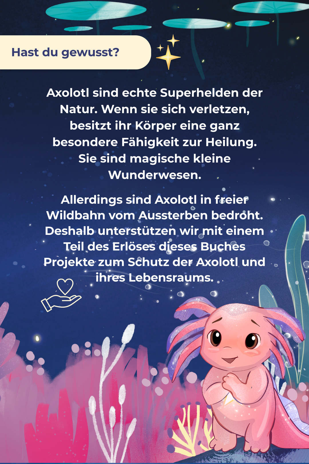 Lomi ~ der Axolotl // Kinderbuch