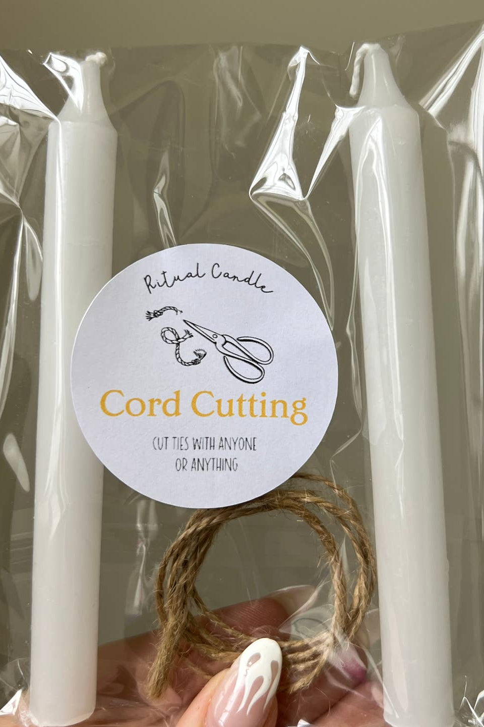CORD CUTTING - Ritualkerzen-Set